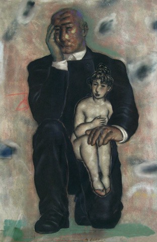 Påkledd mann og naken kvinne (2003) — Svein Bolling