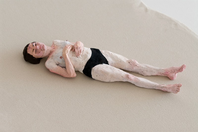 Jannicke sovende på Stranden (2009) — Gisle Harr