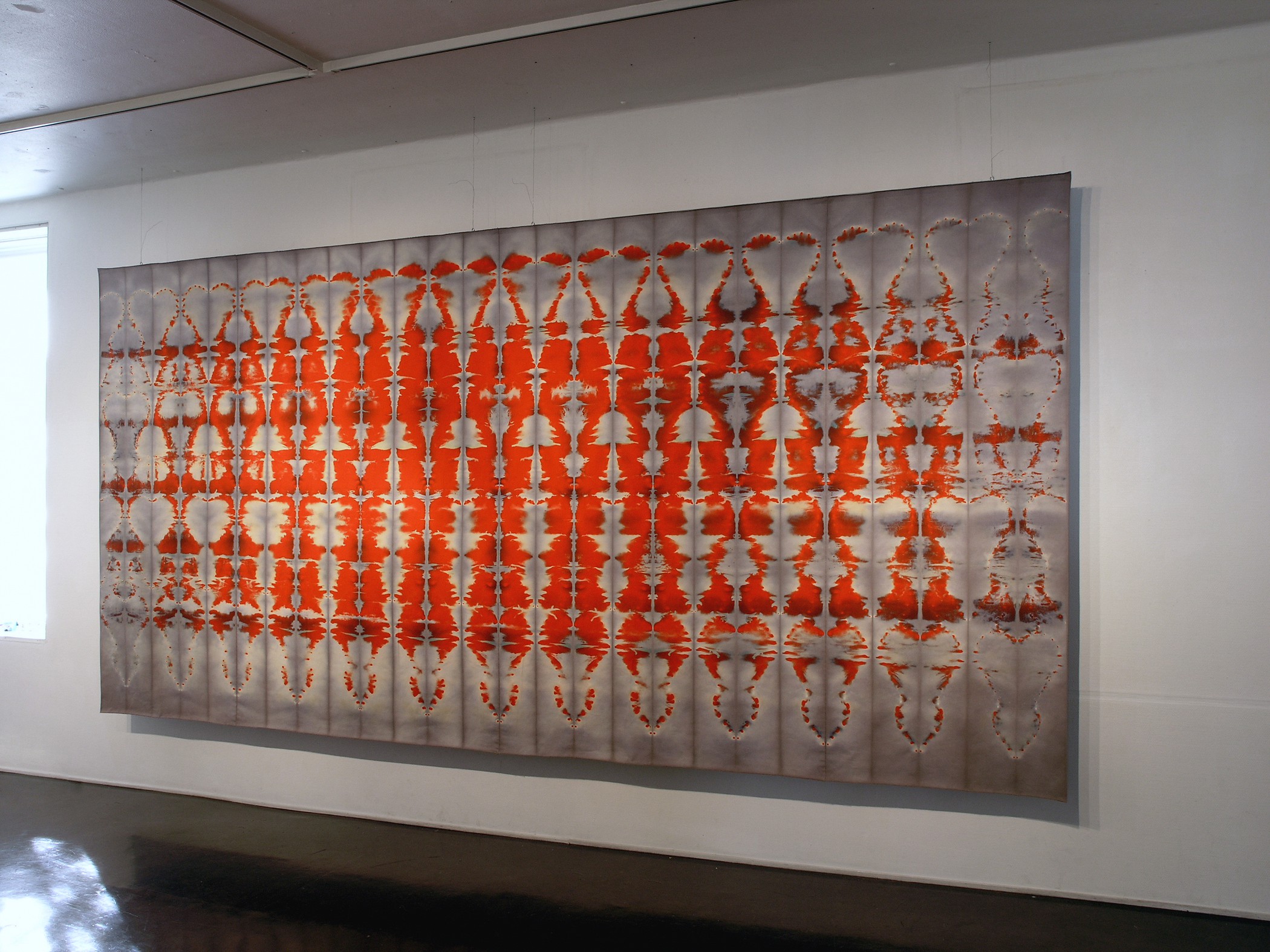 Fargestruktur, rød (2006) — Anne Kvam