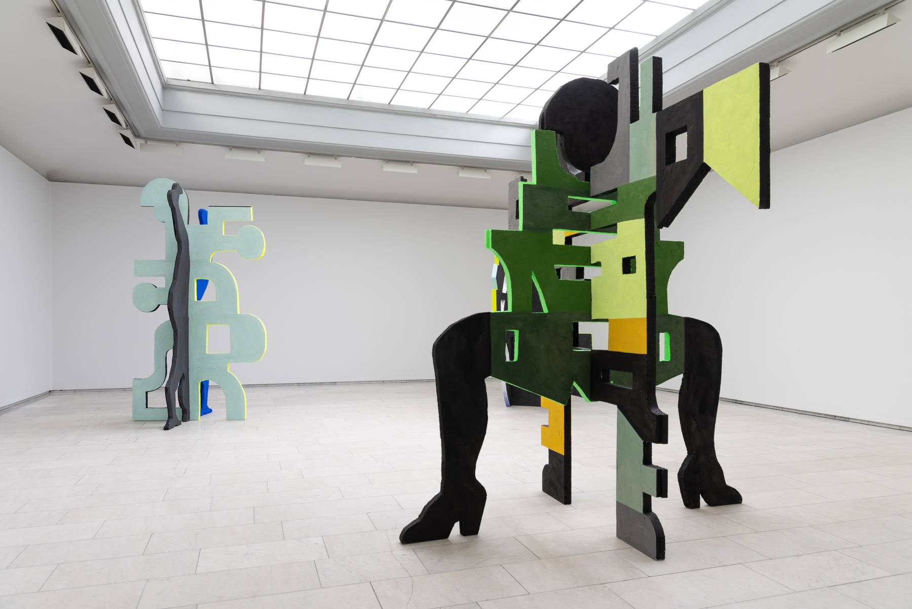 Installasjonsbilde, Et sted mellom 2d og 3d (2021) — Elise Storsveen