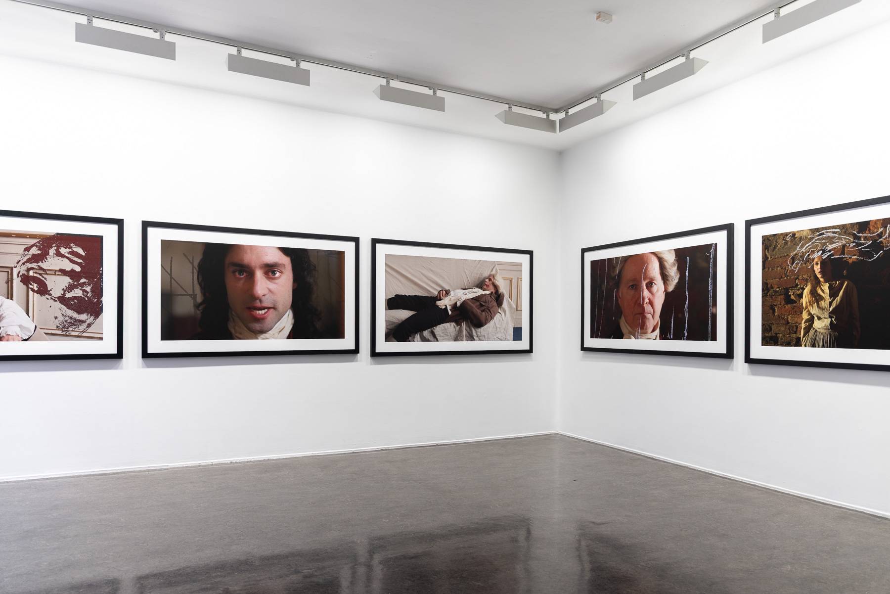 installasjonsbilde fra utstillingen (stillbilder fra filmen) (2020) — Reidar M. Kraugerud