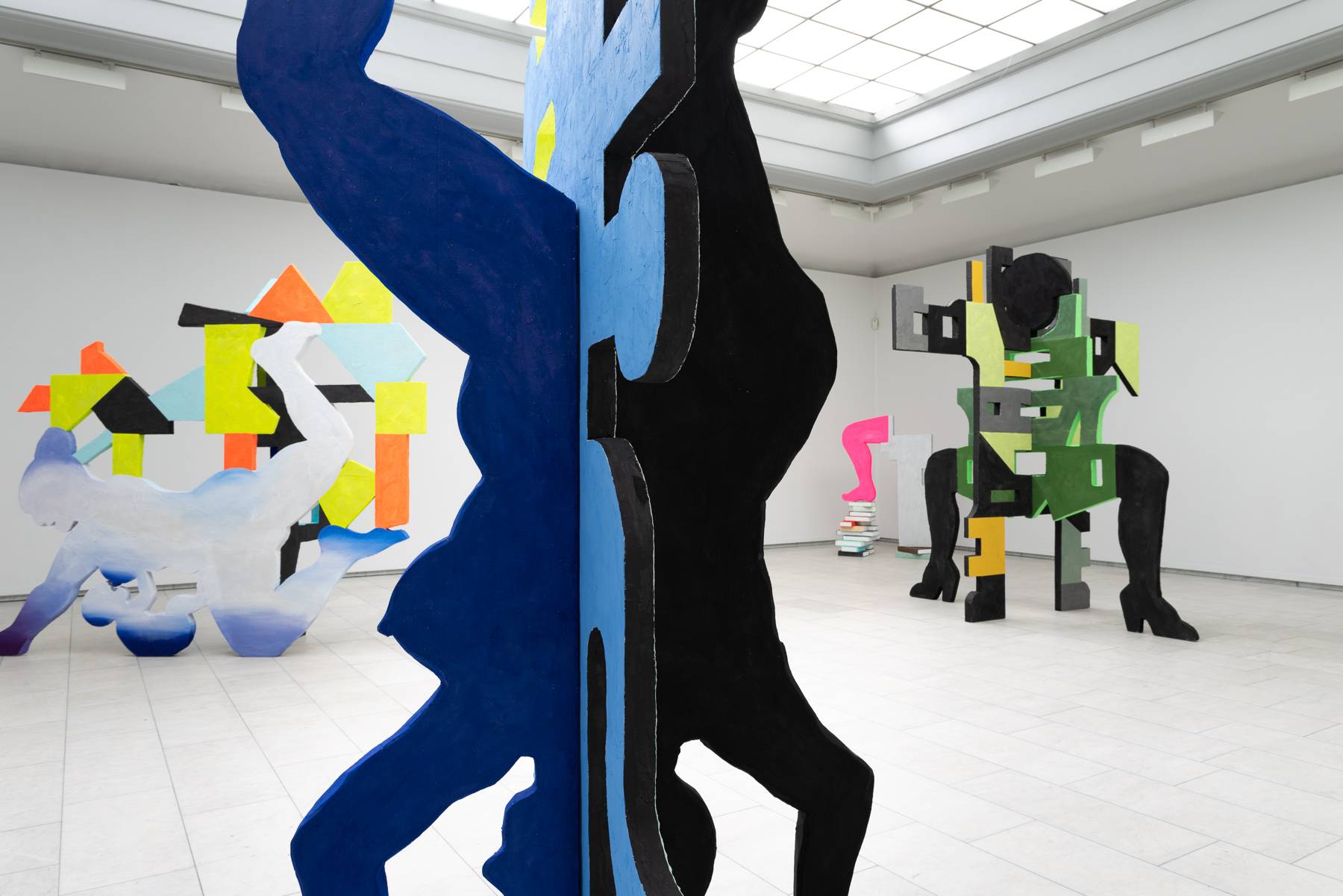 Installasjonsbilde, Et sted mellom 2d og 3d (2021) — Elise Storsveen