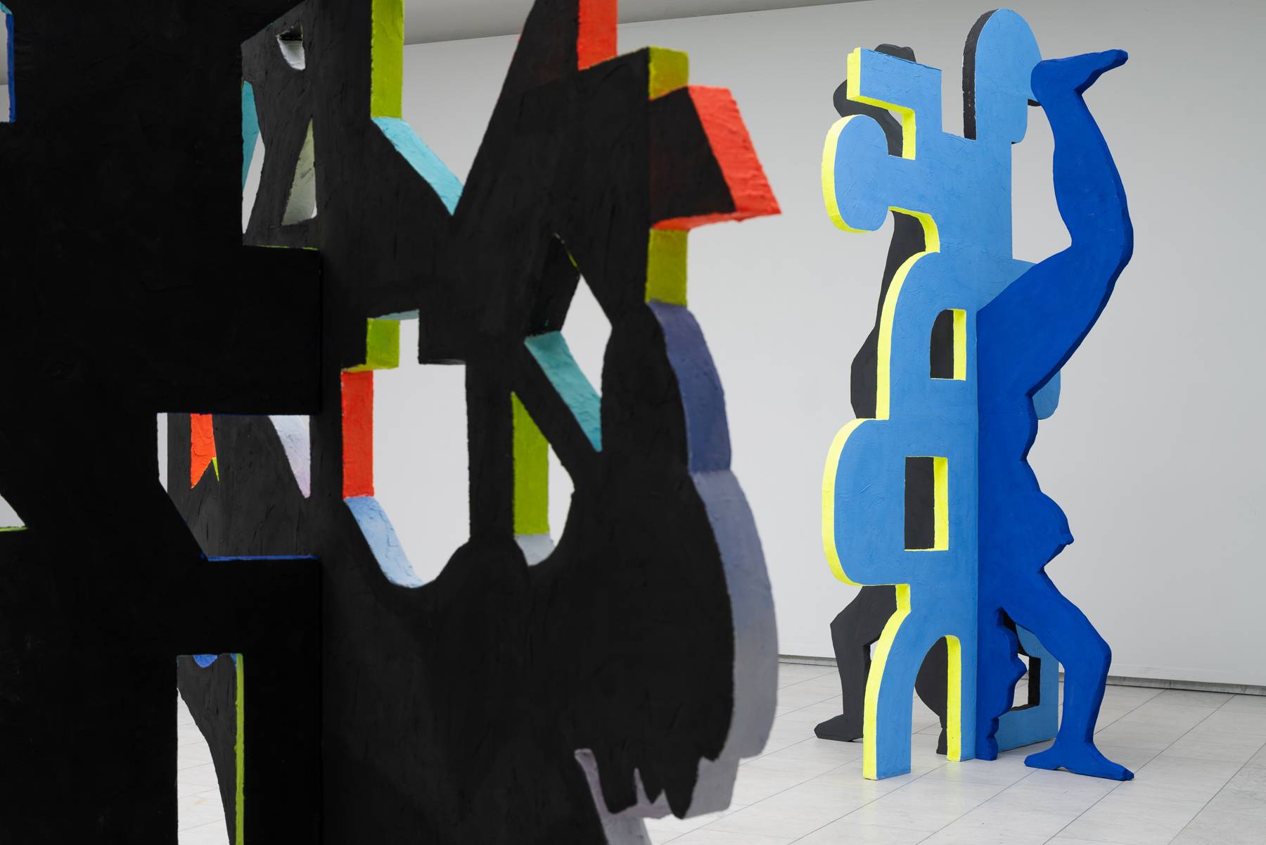 Installasjonsbilde, Et sted mellom 2d og 3d (2021) — Elise Storsveen
