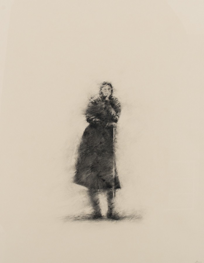 Bondekone som hviler seg (2016) — Gunnar Aune