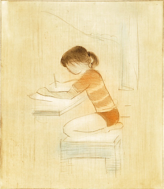 Jente tegner (2008) — Nina Due