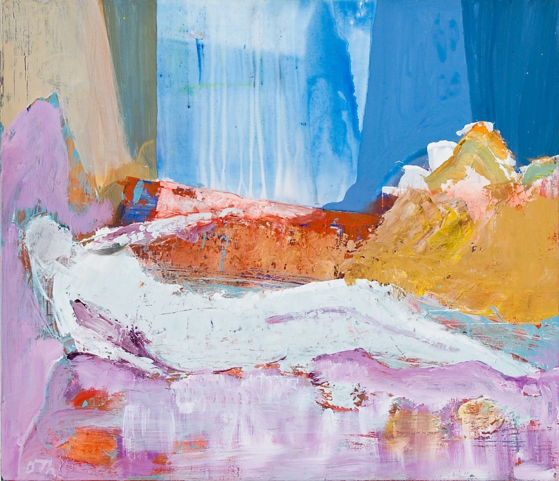 Liggende blå kvinne (2010) — Dag Thoresen