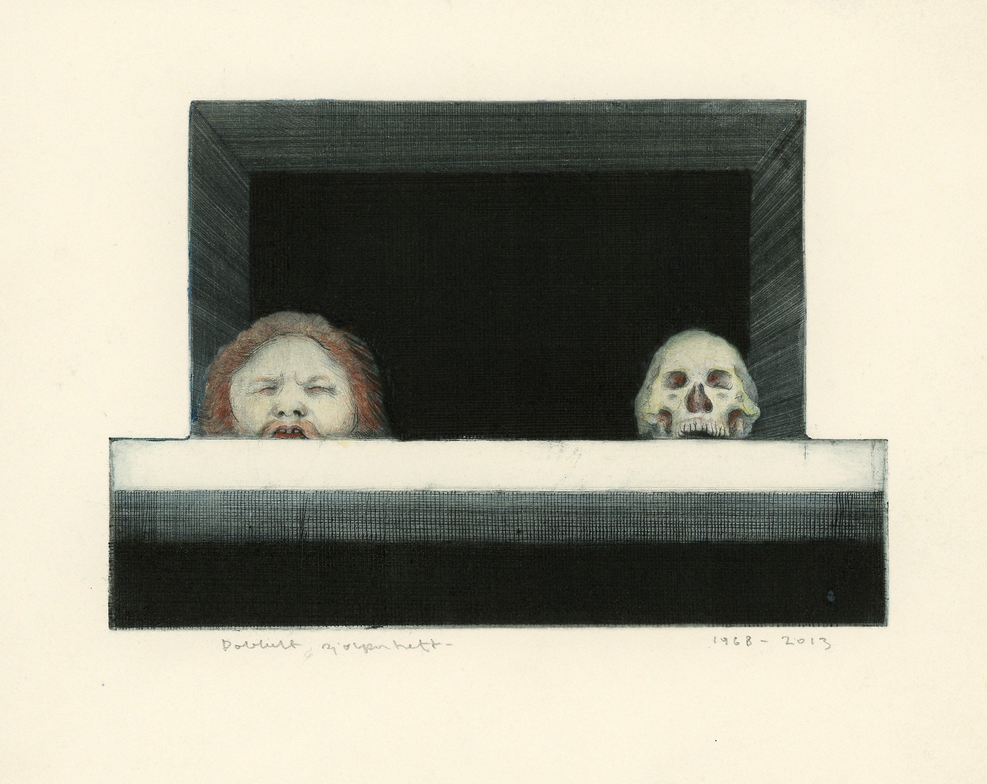 Dobbelt sjølportrett (1968) — Arne Bendik Sjur