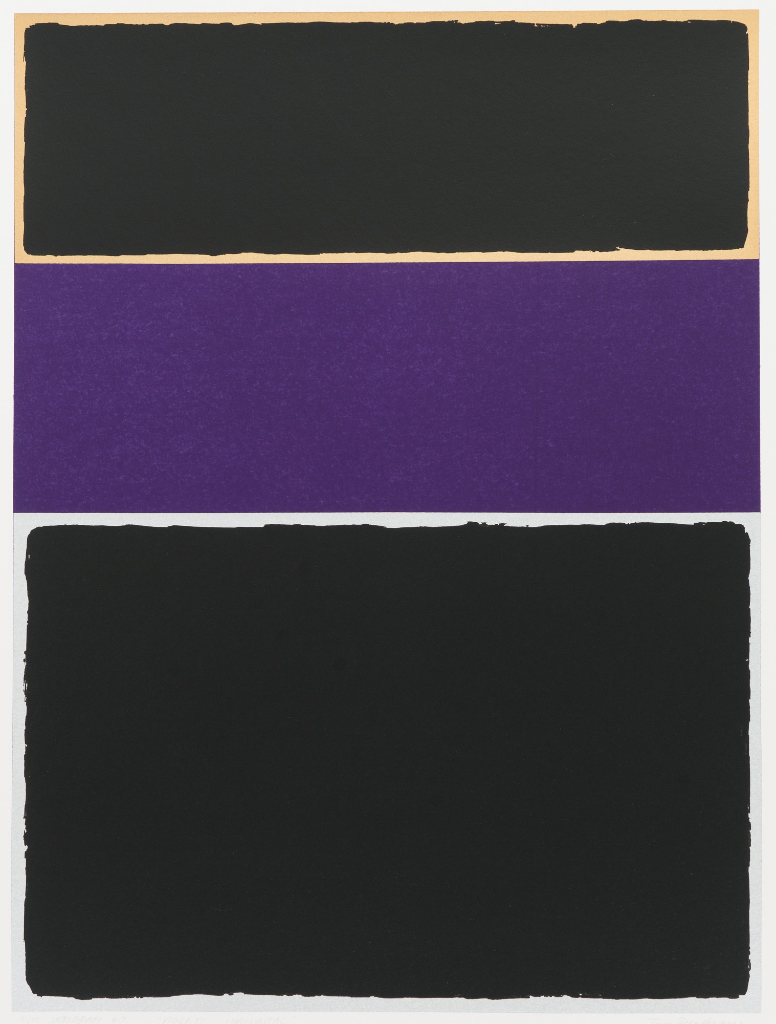 Violett horisontal (1990) — Terje Roalkvam