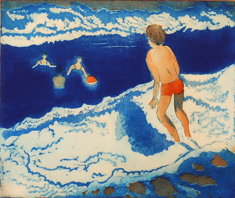 Blå ocean I (2009) — Birgit S. Jakobsen