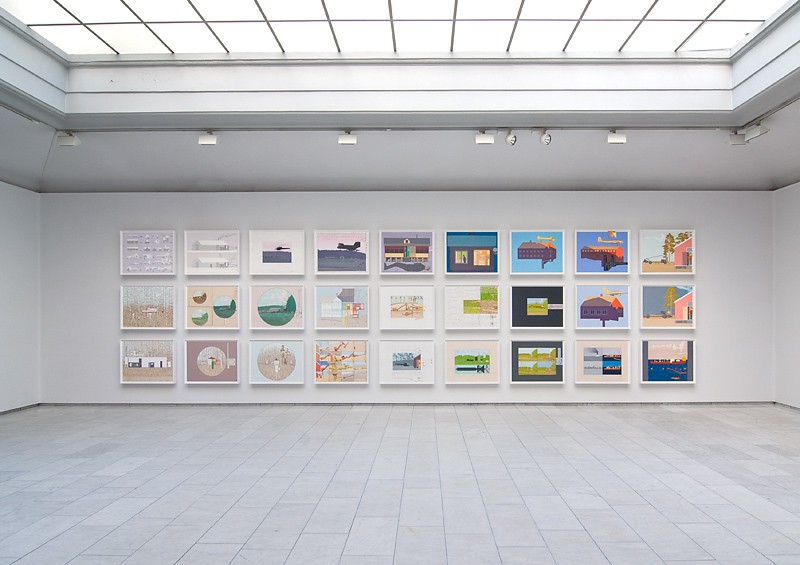 Oversiktsbilde fra utstillingen (2010) — Leonard Rickhard