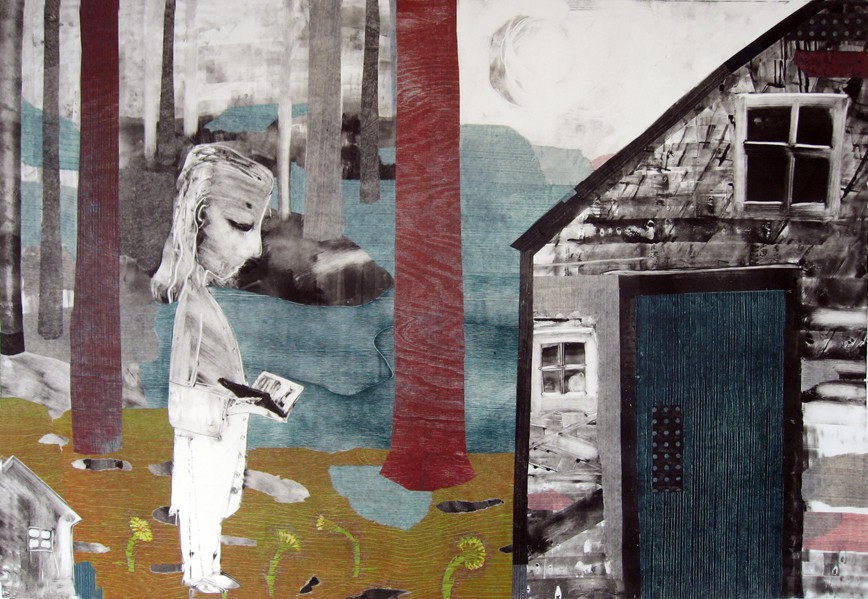Lesende jente (2009) — Gro Hege Bergan