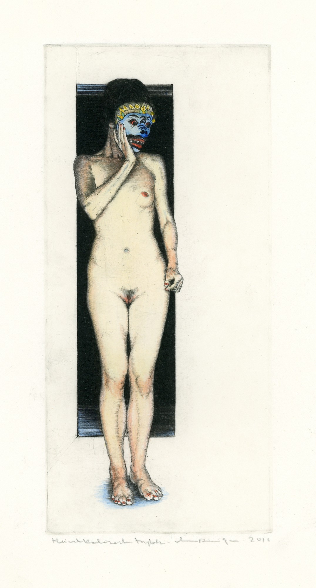 Kvinne med maske (2011) — Arne Bendik Sjur