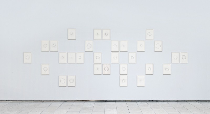 Oversiktsbilde, A4-tegningene (2009) — Tina Jonsbu