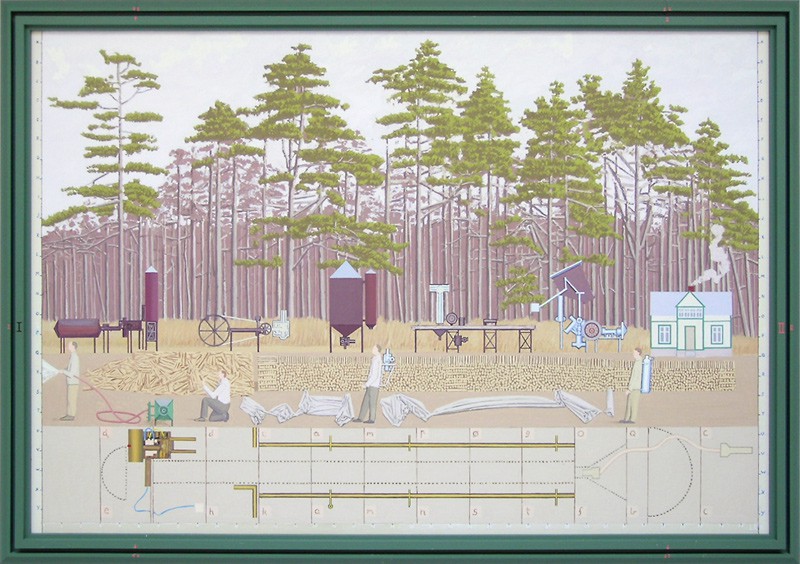 Tidlig morgen ved furuskogen (2004) — Leonard Rickhard