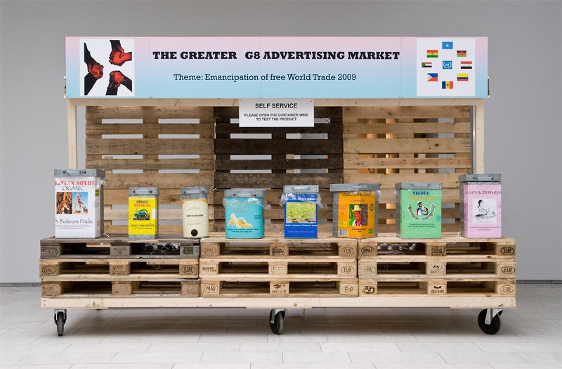 The Great G8 Advertising Market Stand (2007) — Anawana Haloba