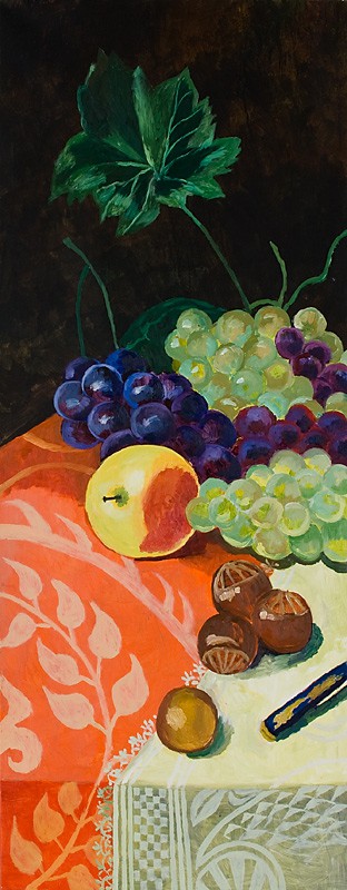 Stilleben – utsnitt forstørret F. Claesz. Van Dijck 1613 (2012) — Hilde Vemren