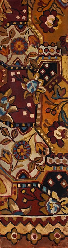 Plysjduk fra bestefars kapteinslugar – ca 1900 (2012) — Hilde Vemren